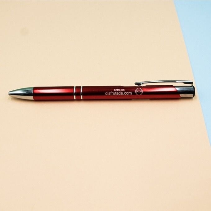 boligrafo de aluminio